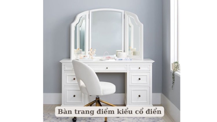 các mẫu bàn trang điểm trong phòng ngủ